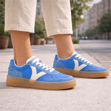 Victoria Suel Gumsole Retro Trainer - Blue